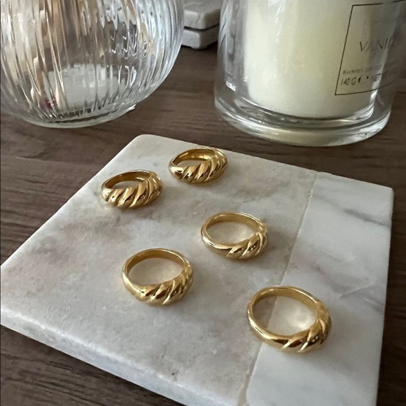 *BLACK FRIDAY SALE* 14k Gold Vermeil Rings - Picture 2 of 7